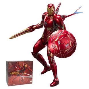 中动钢铁侠战甲mk850礼盒摆件漫威马克动蜘蛛侠手办玩具正版模型2
