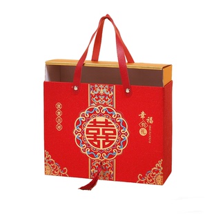 喜糖盒2026新款结婚伴手礼盒中式糖盒大寿乔迁生日礼盒抽屉盒空盒