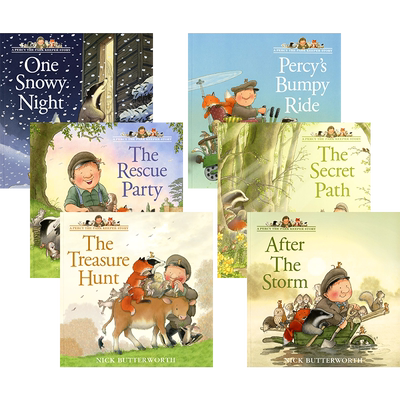 Percy The Park Keeper 帕西爷爷的爱心公园6册 英国经典故事绘本 互动绘本 创意折页设计 亲子读物 英文原版进口儿童图书