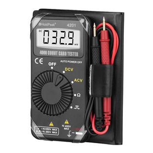 华普仪器迷你型数字万用表袖珍通断电阻电压表自动量程口袋万用表