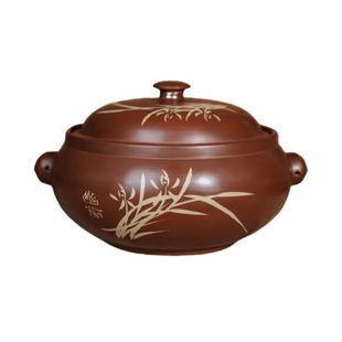 云南建水紫陶汽锅鸡专用家用料理炖煮鸡蒸锅鸡汤煲汤炖汤气锅紫砂