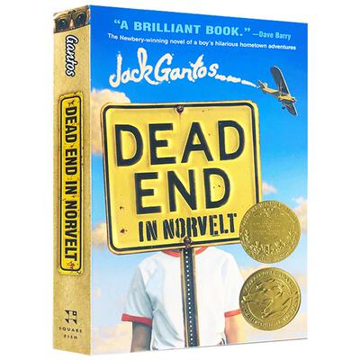 送音频Dead End in Norvelt 诺维特小镇的尽头2012年纽伯瑞金奖作品文学小说儿童历史英语读物诺福镇的奇幻夏天英文原版