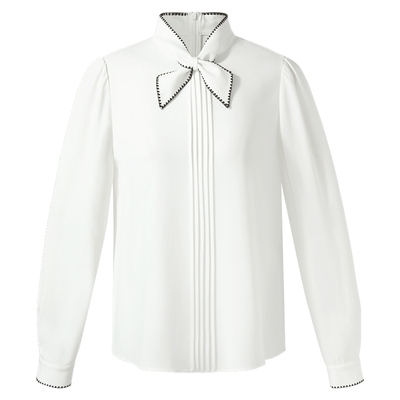 歌莉娅醋酸衬衫女士通勤长袖上衣