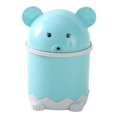 桌面塑料摇盖垃圾桶家用桌上小号