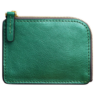 牧石新款手工钱包男短款超薄小小零钱包女高级感真皮小钱夹定制款