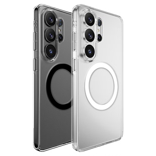 EC适用三星s26ultra手机壳超薄AG磨砂透明壳Galaxy S26Ultra磁吸保护套新款全包防摔高级防指纹防滑简约男