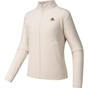 安踏火壳抓绒衣丨大地之壳3.0女冬季新款内胆衣立领外套运动上衣