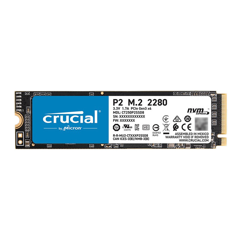二手拆机英睿达 P2 1T M.2 2280 NVMe 固态硬盘 PCIe3.0 1TB