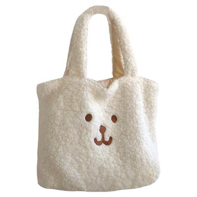 秋冬背介只毛绒包是真的可啊！