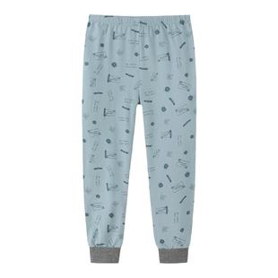 英氏儿童裤子保暖裤冬季加绒加男童女童2025年新款中大童打底裤