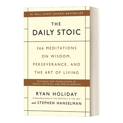 英文原版 The Daily Stoic 斯多葛日报 精装 人生哲学 励志 英文版 进口英语原版书籍