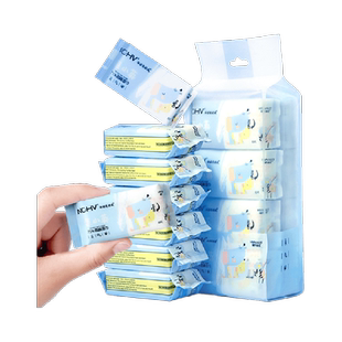 海氏海诺75%酒精消毒湿巾棉片杀菌清洁湿纸巾家用户外便携小包