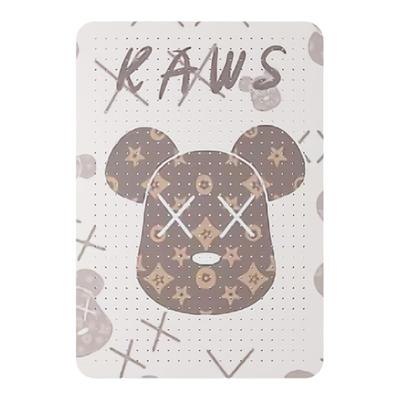 实木洞洞板置物架定制暴力熊图案折叠玄关入户墙面挂板装饰收纳架