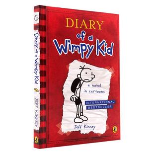 小屁孩日记英文原版全套 Diary of a Wimpy Kid 小屁孩日记英文版杰夫金尼Jeff Kinney全套儿童文学小说漫画章节书青少年课外读物