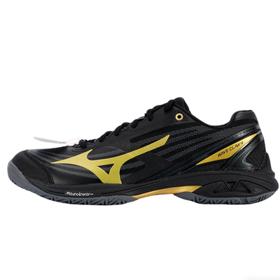 美津浓鹰爪4代宽楦羽毛球鞋