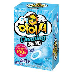 好丽友青苹果味酸爽软糖乳酸菌味水果糖 姜丹尼 韩国进口超级酸糖