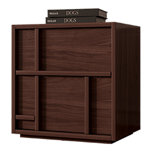 中古风实木骨骼线组合斗柜法式复古边柜卧室家用储物柜收纳柜