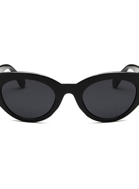 新复古嘻哈猫眼墨镜女大框遮脸ins欧美网红蹦迪个性太阳镜韩版潮