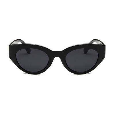 新复古嘻哈猫眼墨镜女大框遮脸ins欧美网红蹦迪个性太阳镜韩版潮