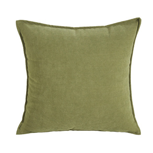 2023超柔雪尼尔人字纹加厚北欧简约纯色大靠垫套靠枕腰沙发背抱枕