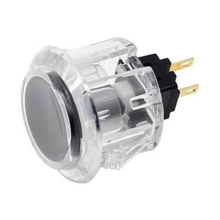 拳霸/QANBA街机按键摇杆组装DIY配件30/24mm卡式按钮拳霸轻韧三和按键金色透明多色可选