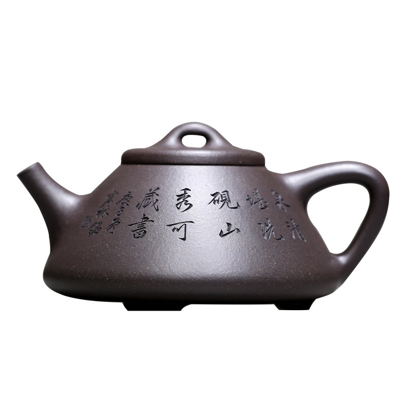 子冶石瓢宜兴紫砂壶原矿天青泥