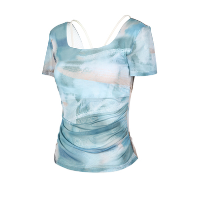 斯泊恩2025新款瑜伽速干透气短袖