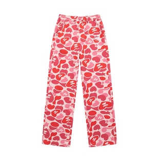 BAPE SS26 APEE by A BATHING APE猿人休闲裤修身长裤甜辣女迷彩