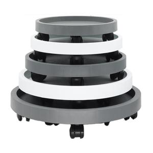 生长魔励树脂移动托盘花盘塑料底座万向轮花盆底托滚轮接水盘底盘