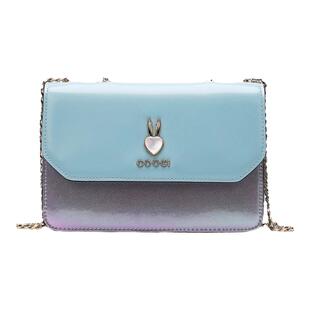 COOGI库奇包包女冬季新款女士单肩斜挎包真皮爆款轻奢法式小方包