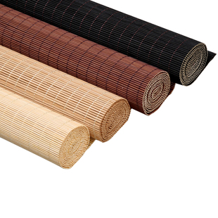 竹帘半成品装饰竹席吊顶墙面装修材料民宿茶室竹编席子复古装饰