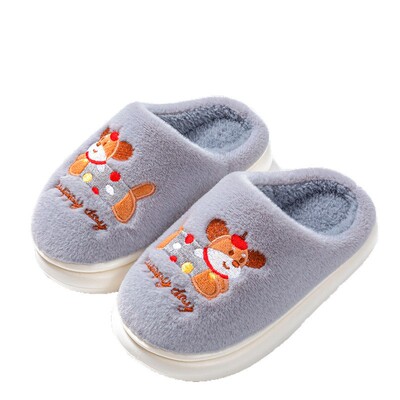 2025冬季新款儿童可爱卡通棉拖鞋
