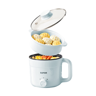 苏泊尔电煮锅家用多功能小型电火锅电炒锅宿舍泡面迷你小电锅新款