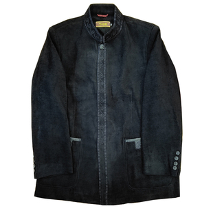 百福龙新中装 民族服装秋冬外套 男士中山装立领修身款新中华立领