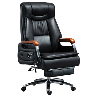 老板椅办公室椅子办公椅舒适可躺电脑椅家用真皮座椅商务大班椅