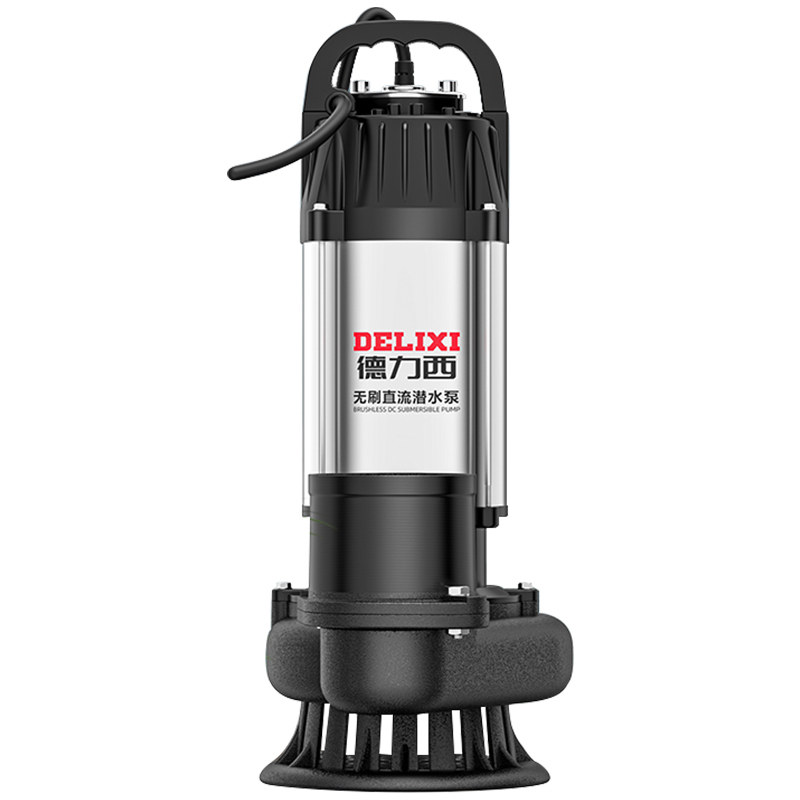 德力西直流潜水泵无刷抽水24v48v60v72v高扬程小型家用电动吸水泵