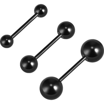 医用钛钢双头螺丝扣耳钉