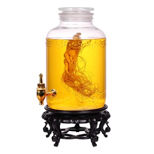 泡酒专用酒瓶酒坛酒罐50斤带龙头高档酒缸密封加厚药酒玻璃瓶容器