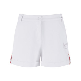 【自营】阿玛尼 EA7 女士棉质休闲运动短裤 3RTS66 TJLFZ直筒裤