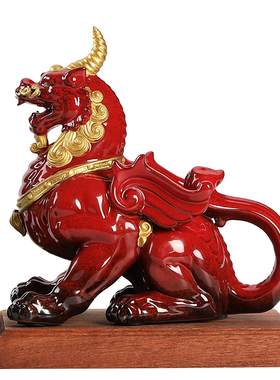 中式风底座桌面开业送礼貔貅摆件