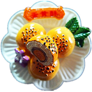 美食物小吃冰箱贴创意个性3D立体中国风名菜磁性吸铁石家居装饰品