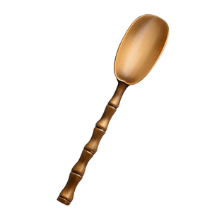 铜制茶匙茶勺茶叶铲量勺家用取茶器茶叶勺子功夫茶具茶则取茶工具