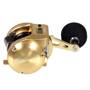 SHIMANO禧玛诺24款鼓轮OCEA CONQUEST CT数显铁板慢摇轮渔轮