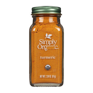 美国Simply纯姜黄粉自制黄金奶原料C8 Turmeric姜黄素冲饮调料