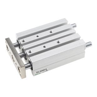 三轴气缸TCL16小型气动导杆伸缩汽缸25*50X75/100/125/150/200-S