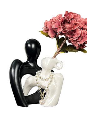 轻奢软装高级感陶瓷花瓶摆件