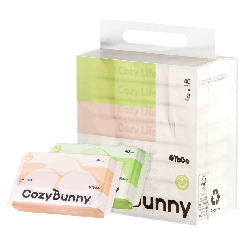 CozyBunny安适兔云柔巾乳霜纸