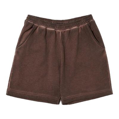 MOUSSY 春季新品轻运动风纯色简约宽松休闲短裤010IA481-2241