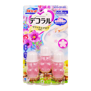 日本小林制药马桶清洁开花凝胶小花带香味清洁清新去异味洁厕消臭