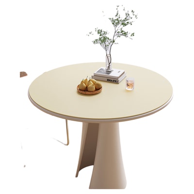 防水防尘！纯色高级感圆桌桌垫